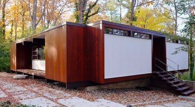 mid-century modern house in Chapel Hill - exterior