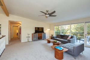 mid-century house in Vancouver - family room