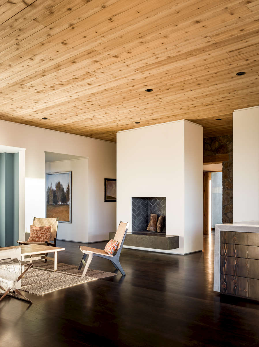 Jorgensen Design - Oak Knoll contemporary Residence - living room