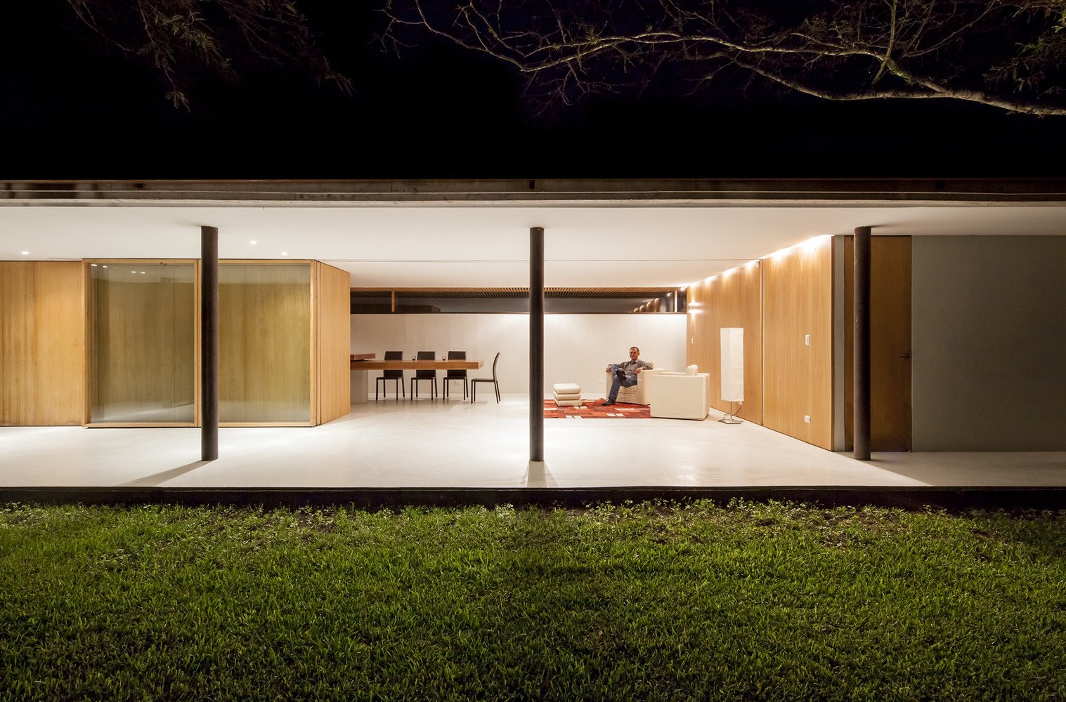 modern dwellings - Los Faiques - DURAN&HERMIDA arquitectos asociados - living room view
