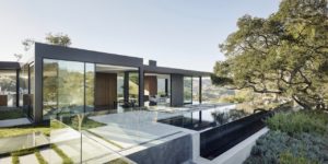contemporary modernist house Oak Pass Main House - Walker Workshop