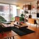Eichler building san francisco - living room