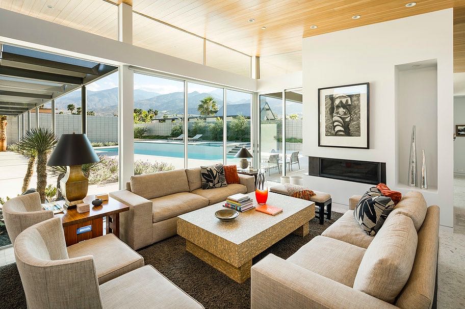 South Palm Canyon Uno​ - O2 ARCHITECTURE - living room