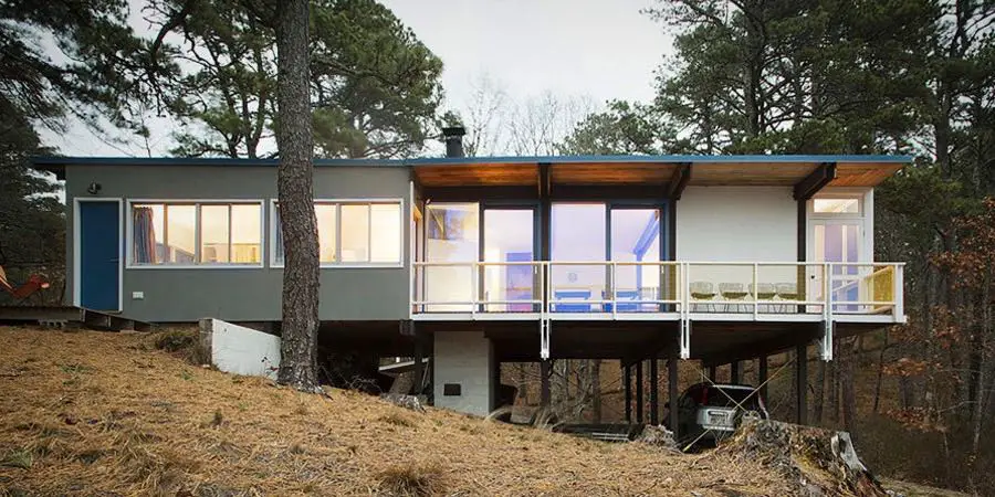 mid-century Weidlinger House by Paul Weidlinger - exterior