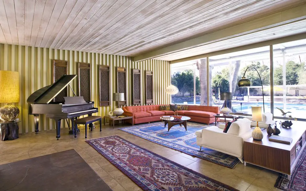 Palms Springs mid-century - Koerner House - E Stewart Williams - living room