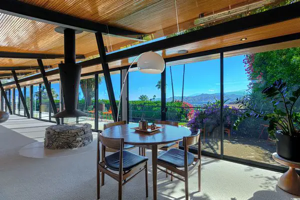 Alexander House - Palms Springs - mid-century house - dining area