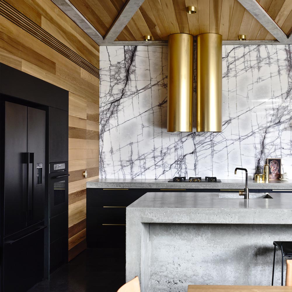 Contemporary Modernist Concrete House - Auhaus Architects - kitchen