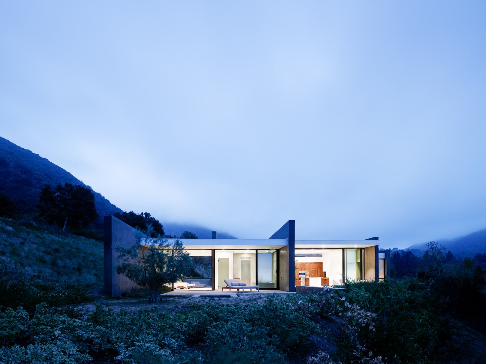 modernist contemporary house - Wild Lilac - walker workshop -