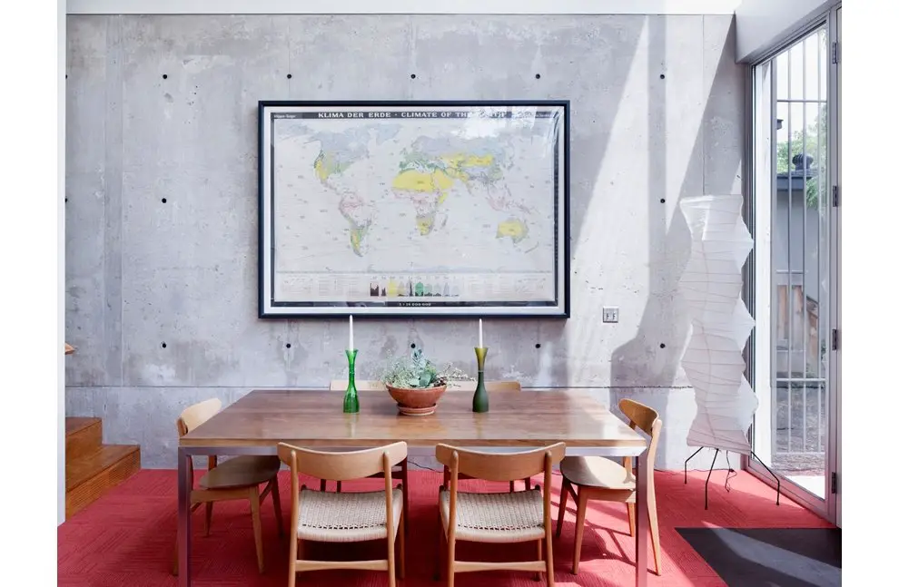 B+W House - Snow Kreilich architects - dining area