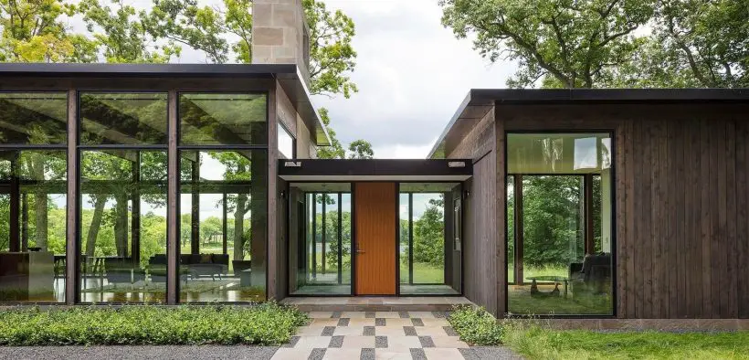 Disappears in the Landscape - exterior front