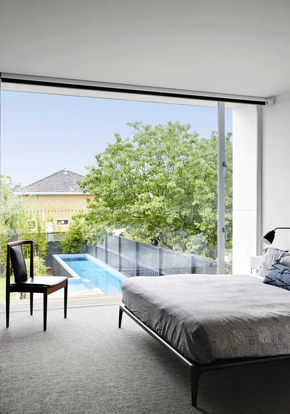 modernist australian house - maynard archtects - bedroom
