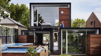 modernist australian house - maynard archtects - exterior pool