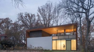 Dahlonega Modernist Residence - exterior night