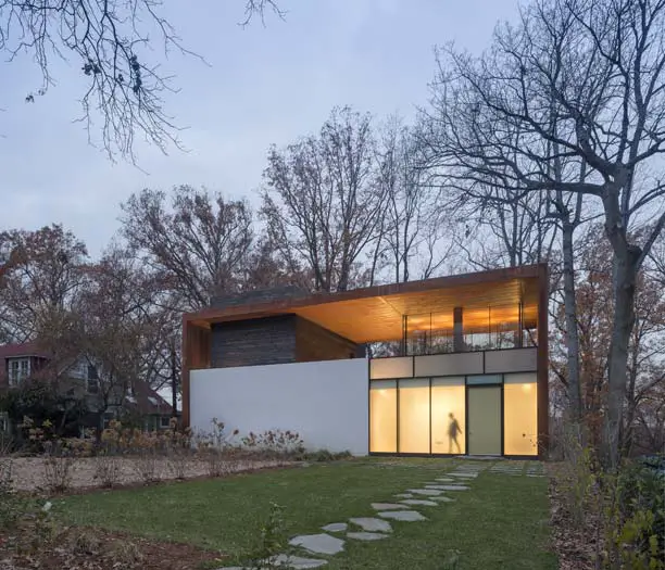 Dahlonega Modernist Residence - exterior night