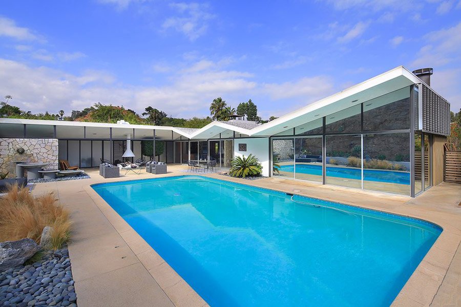 Mid Century Modern house - Thornton Abell - pool 2