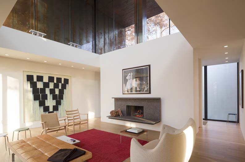 Dahlonega Modernist Residence - living room