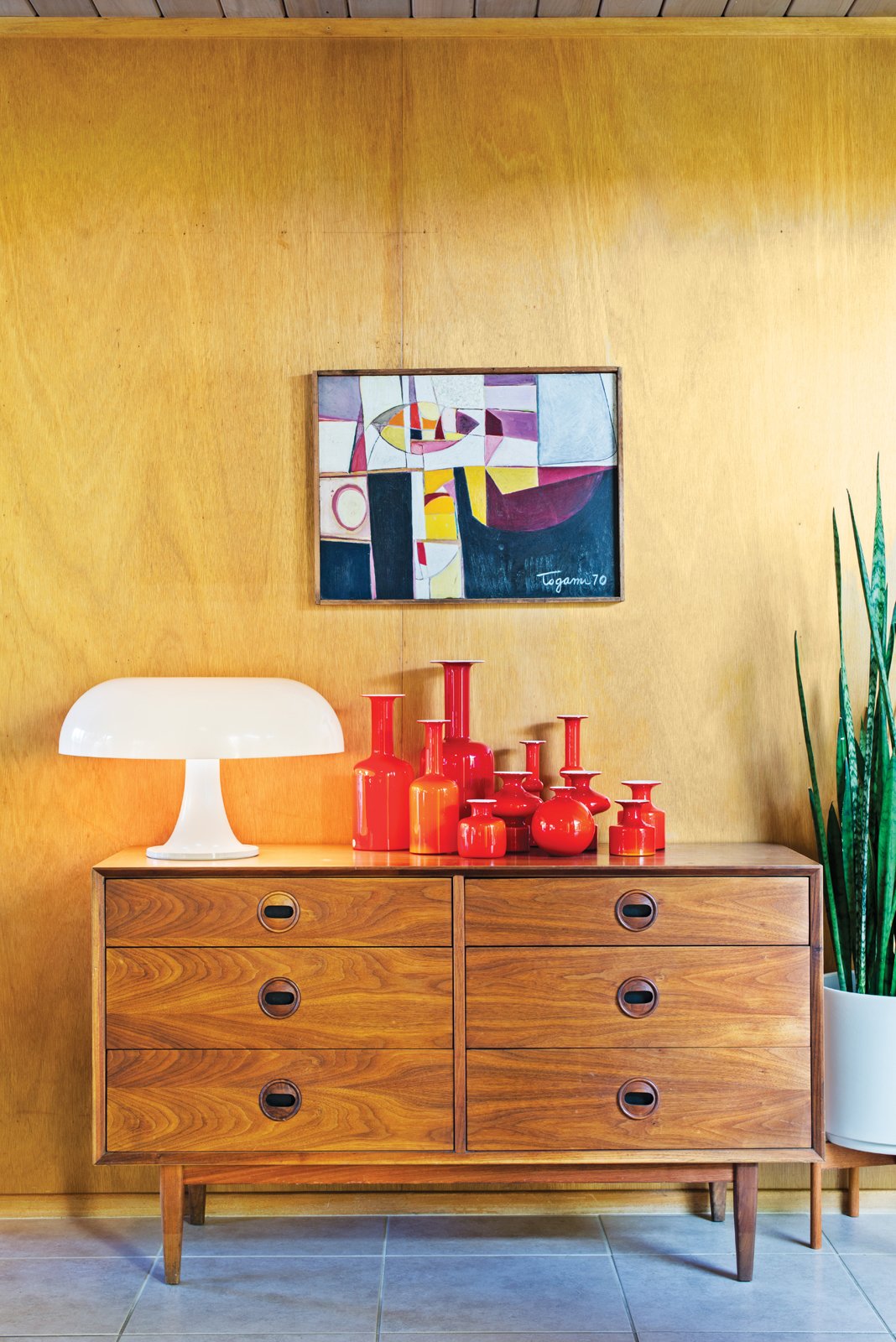 Eichler Home San Rafael - living room detail