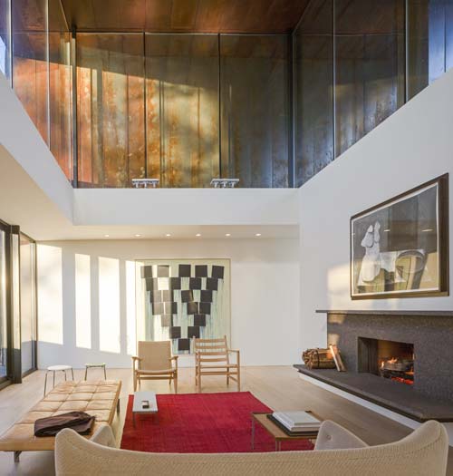 Dahlonega Modernist Residence - living room