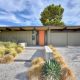 Eichler home in Orange County - exterior entrance