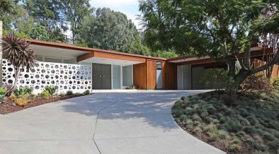 1959 midcentury home in Los Angeles - facade