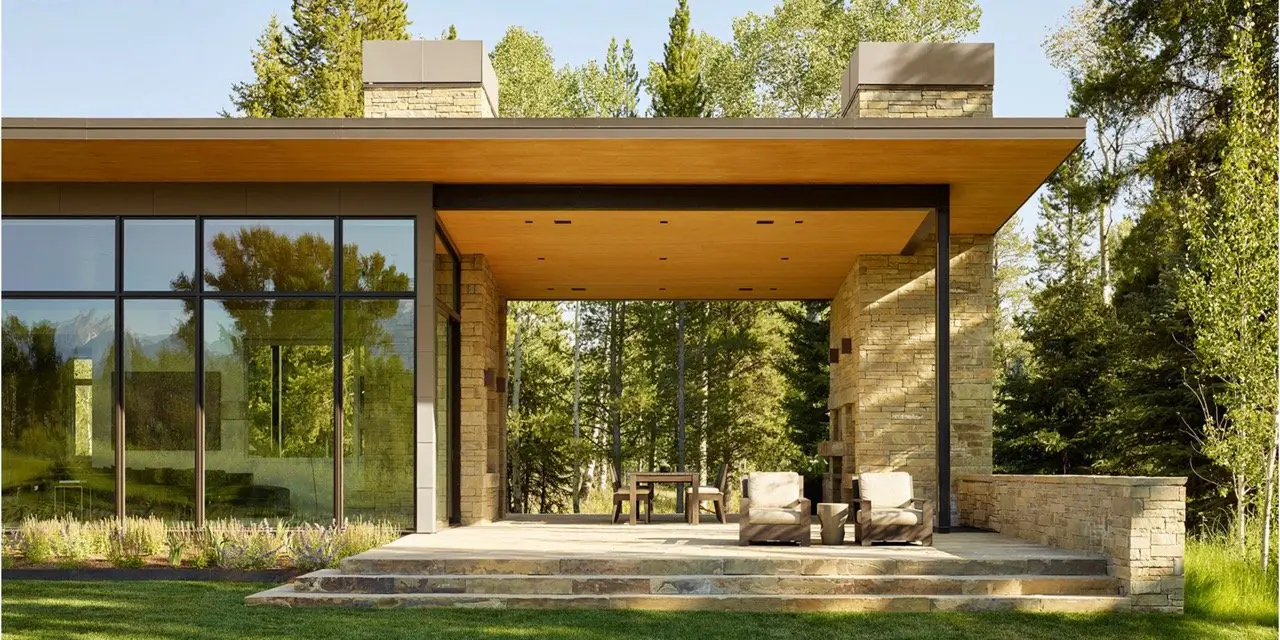 JD2 Residence - Carney Logan Burke Architects - exterior living room view