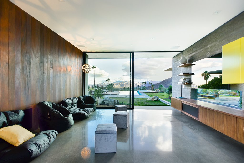 Modernist house AR&D Architects - Schnabel house_living room