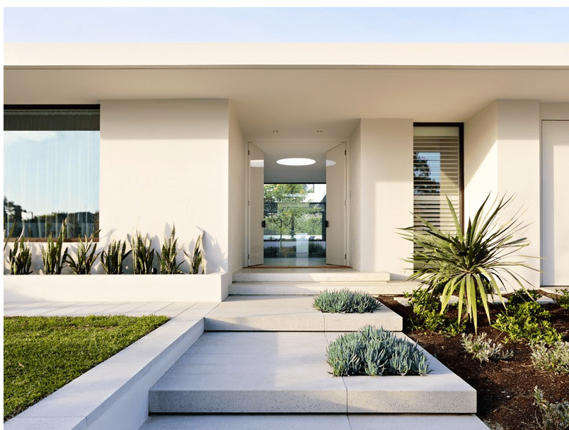 McKimm Architects - Yuille house_outside entrance