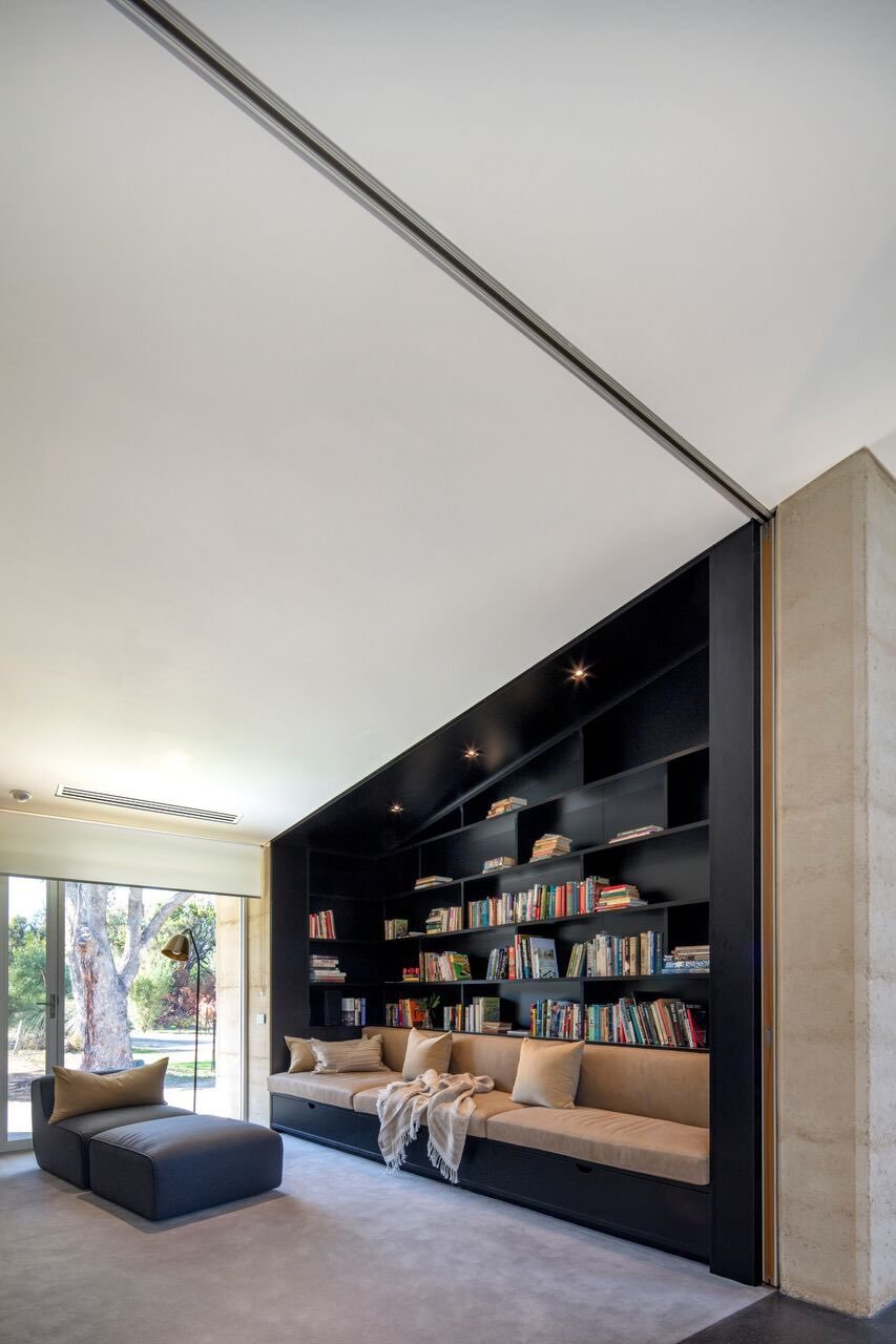 Modern House - Bartram RD - Mountford Architects - relax area