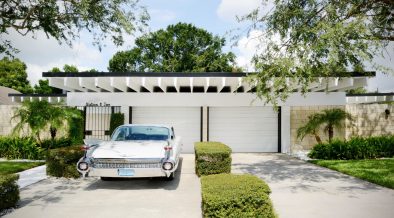 Christopher florentino - midcentury home Florida - exterior Cadillac