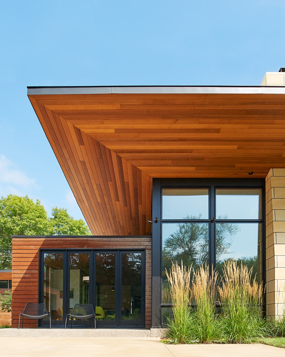 Theodore Wirth Ranch - midcentury inspired modern - Strand Design - exterior