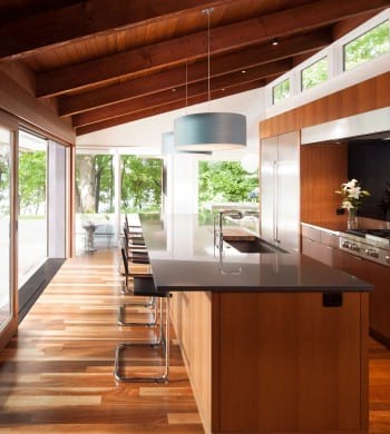 Midcentury modern home renovation in Minnesota - kitchen