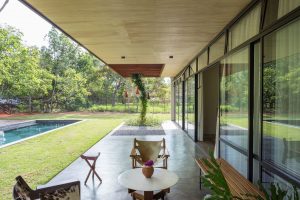 Modernist family home brazil - terrace