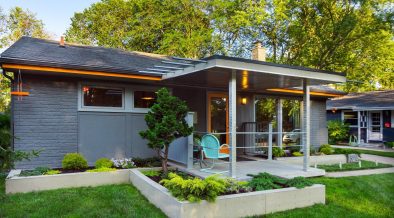 Midcentury home renovation - Interior designer Elin Walters - Exterior front