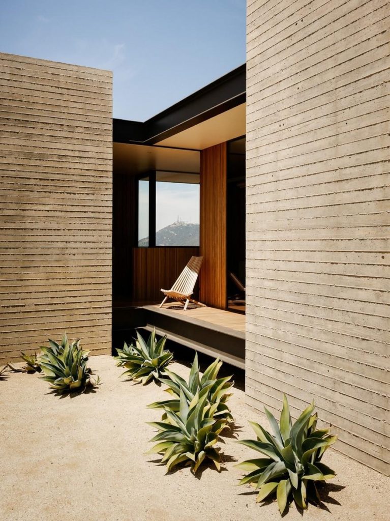 Santa Monica Modernist House - outside view