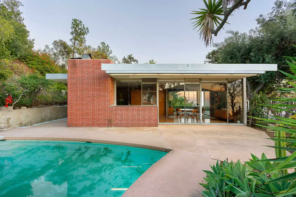 Richard Neutra - Elsa and Robert Sale Residence - exterior pool