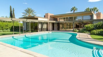 Frank Sinatra - Palms Springs midcentury home - swimming pool