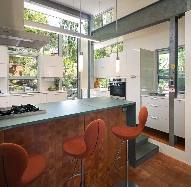 Extension to midcentury home in La Jolla - kitchen