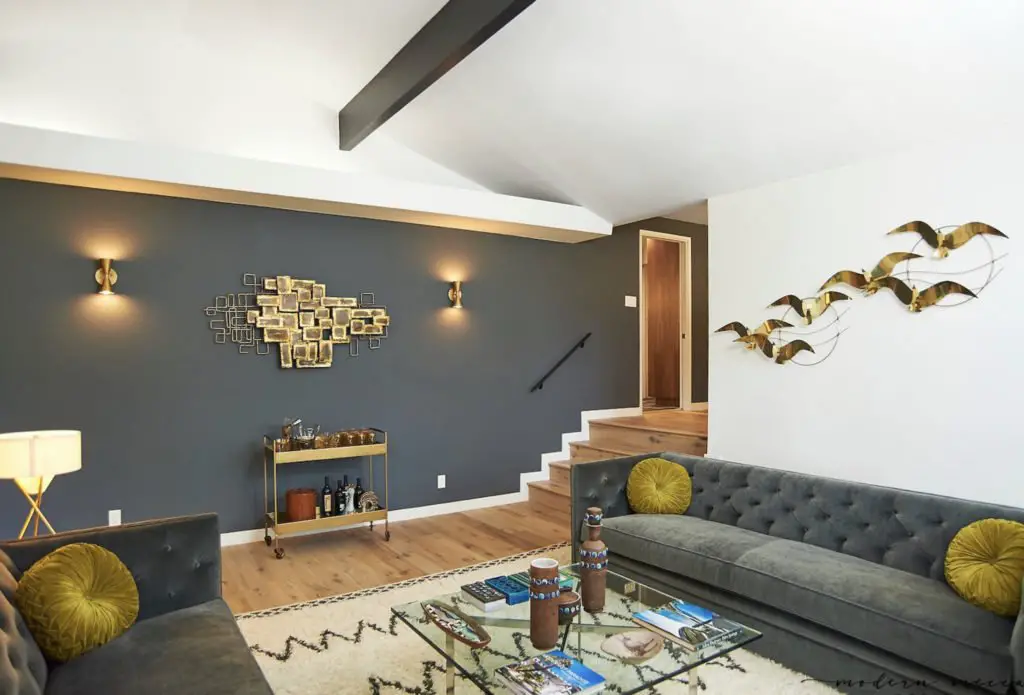 Claudia Andrade San Lucas Midcentury house renovation - living room
