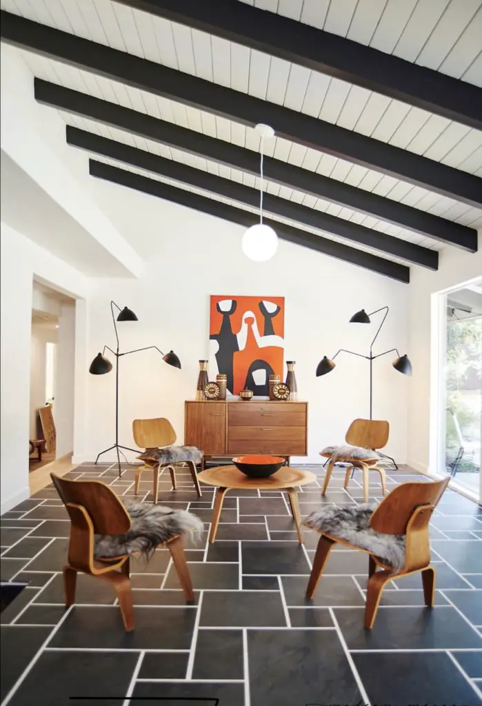 Claudia Andrade San Lucas Midcentury house renovation - dining room