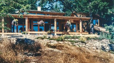 Modern Residence - Heather Johnston Architect - Salt Spring Island - exterior back