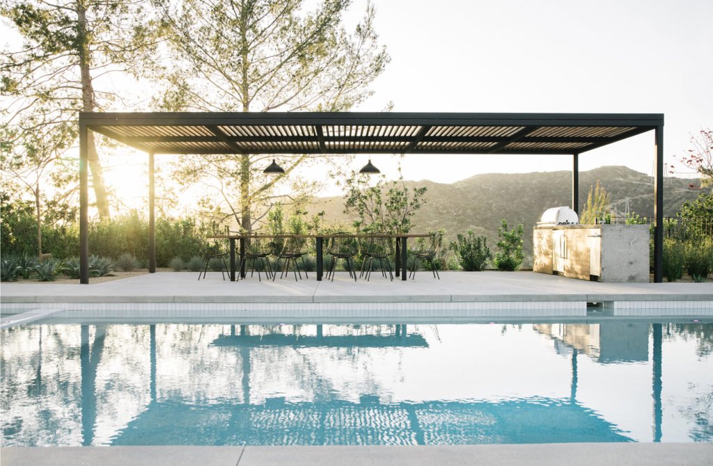 Modernist home - Pasadena - swimming pool