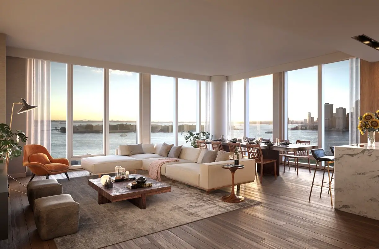 Marmol Radziner - Quay tower interiors - living room