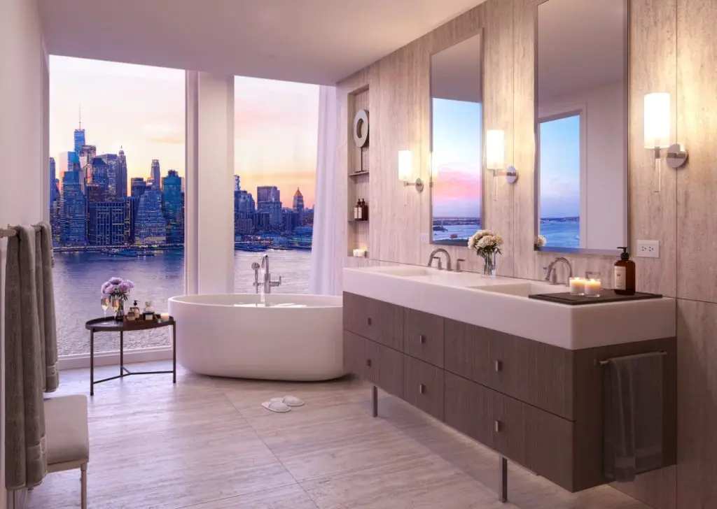 Marmol Radziner - Quay tower interiors - bathroom