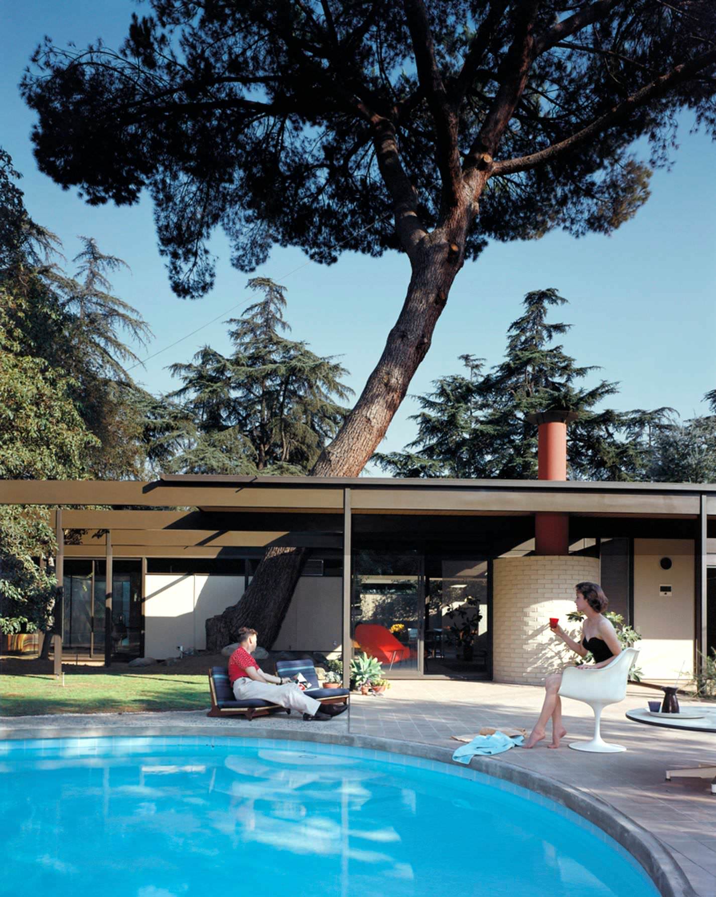 Case Study House 20(B) located in Altadena, California and designed by
