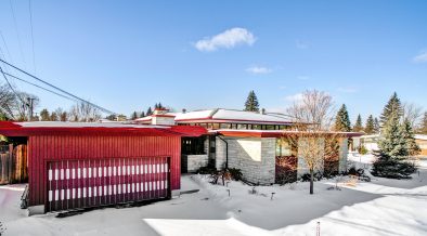 Frank Lloyd Wright Inspired Weiner Residence - Ottawa - exterior
