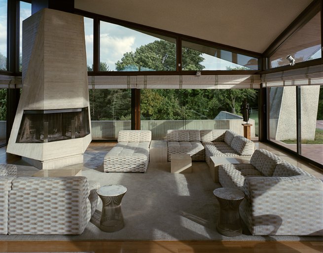 Marcel Breuer  Private House in Normandie - living
