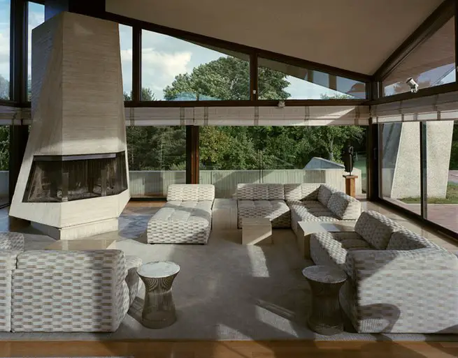 Marcel Breuer Private House in Normandie - living