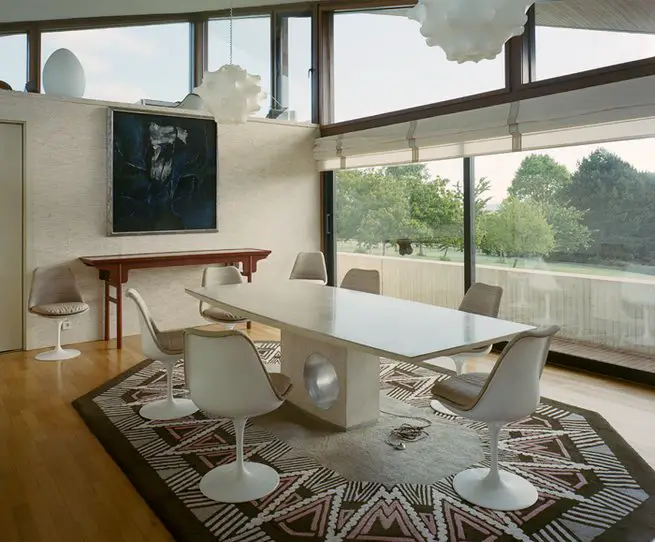 Marcel Breuer Private House in Normandie - dining area