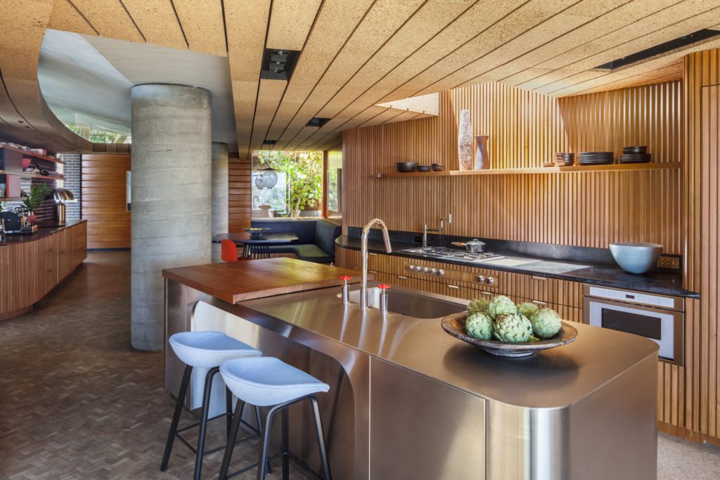 John Lautner Silvertop Residence - kitchen