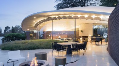 John Lautner Silvertop Residence - exterior back